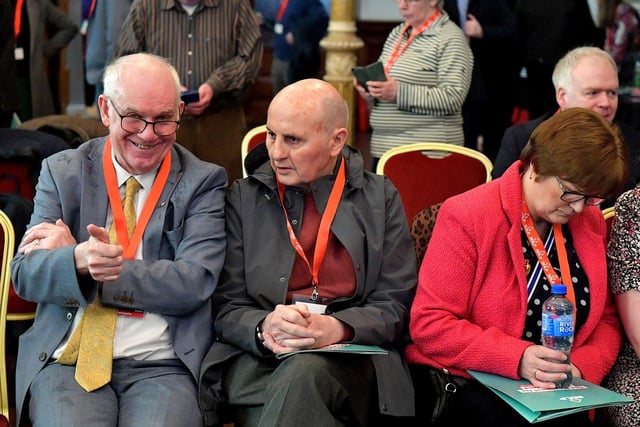 Party members at the SDLP annual Conference, held in St Columb’s Hall. Photo: George Sweeney. DER2312GS – 48