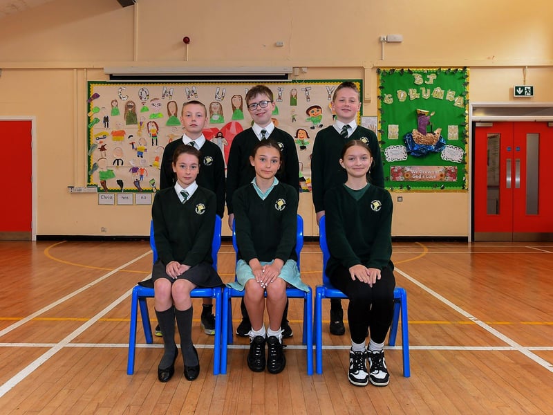 Mr O’Neill’s P7 class at St Columba’s Primary School.
