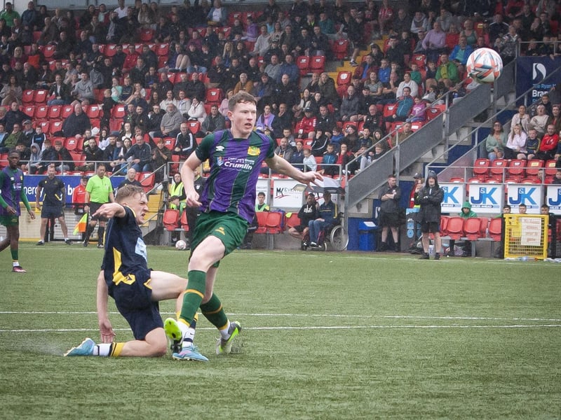 Action from Saturday’s u-16 Foyle Cup final between Don Boscos and Lourdes Celtic (Dublin) at the Brandywell, Derry. (Photos: Jim McCafferty Photography)