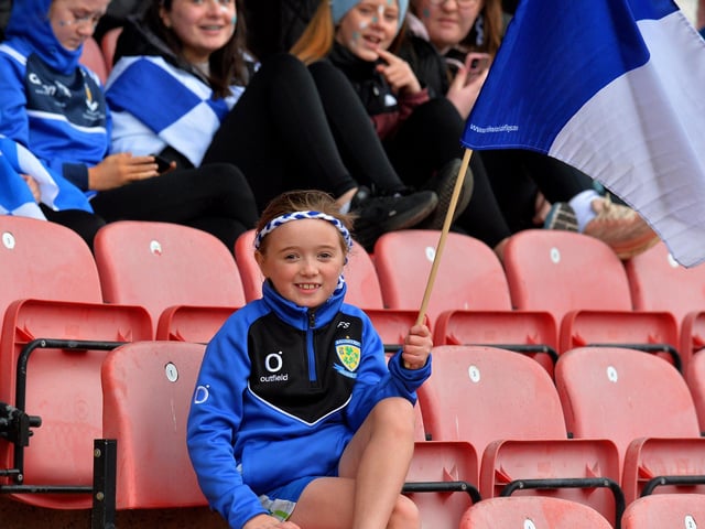 Fans at Celtic Park for the on Sunday afternoon. Photo: George Sweeney