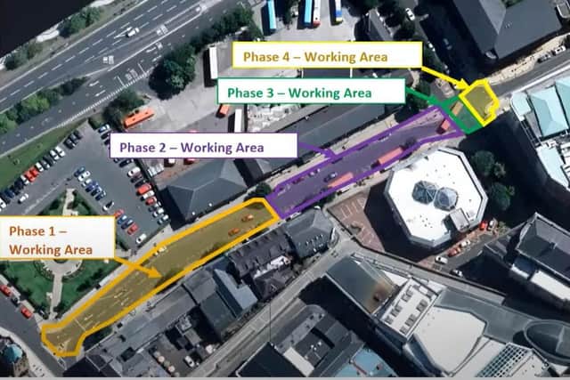 The work would be carried out in phases along Foyle Street, the Council has been told.
