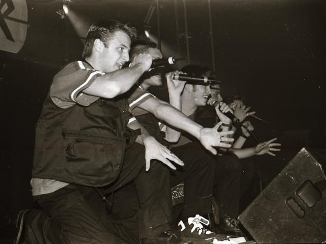 Boyzone performed at the Rialto Derry in July 1995.