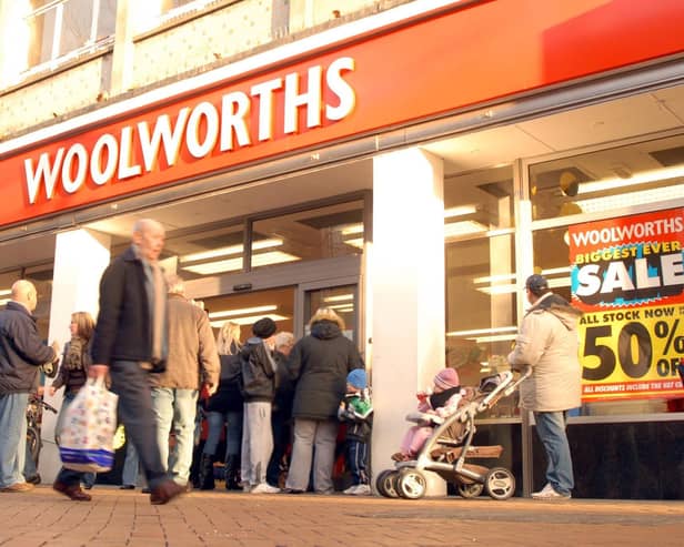 An outside look of the former Woolworths in Mansfield.