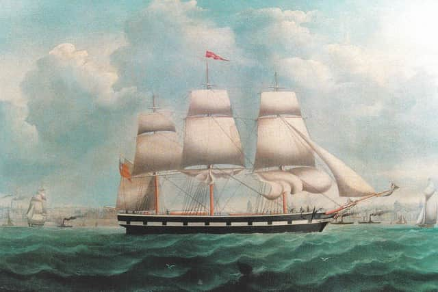 The Mohongo of the McCorkell line, painted by Francis Hustwick of Liverpool.