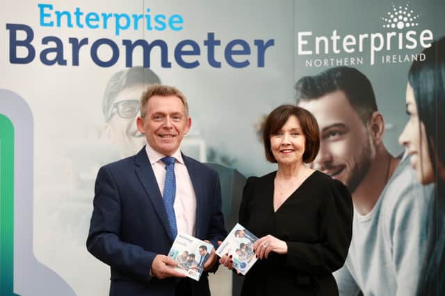 Michael McQuillan, Chief Executive, Enterprise NI and Maureen O'Reilly, Independent Economist