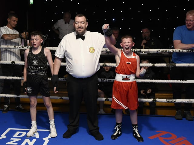 Winner, Leon Downey (St Joseph's). (Photos-Kerrie Quinn, nwpresspics)