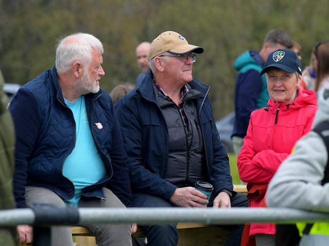 Rugby fans at the Ulster v Connacht game at Judges Road. Photo: George Sweeney
