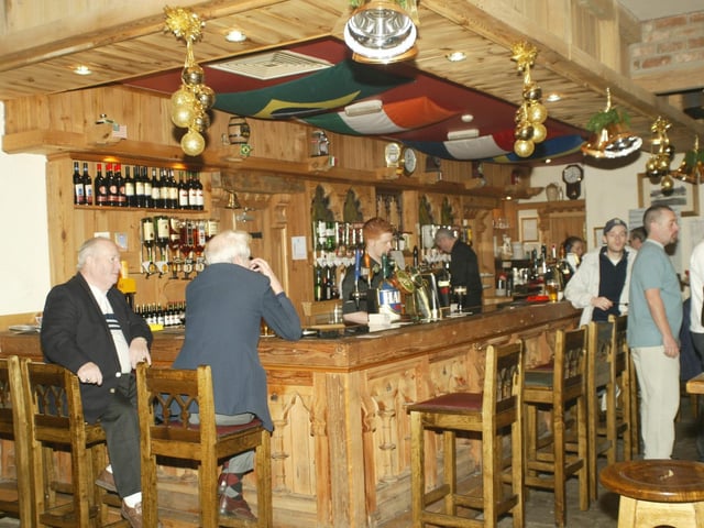 Christmas at the Three Flowers off Buncrana Road back in 2002.