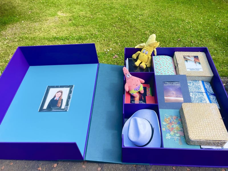 Abbi's childhood time capsule.