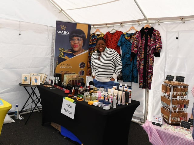 One of the stalls at the One Word Festival held in in Bishop Street outer on Sunday afternoon. Photo: George Sweeney