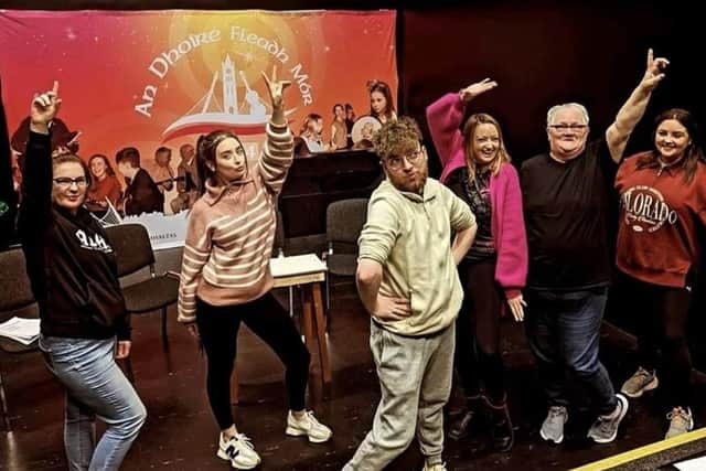 Cast of "The Christian support group (how not to catch the Gay)"