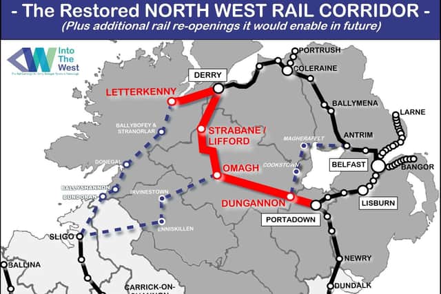 Into the West's proposal for a restored North West Rail Corridor.
