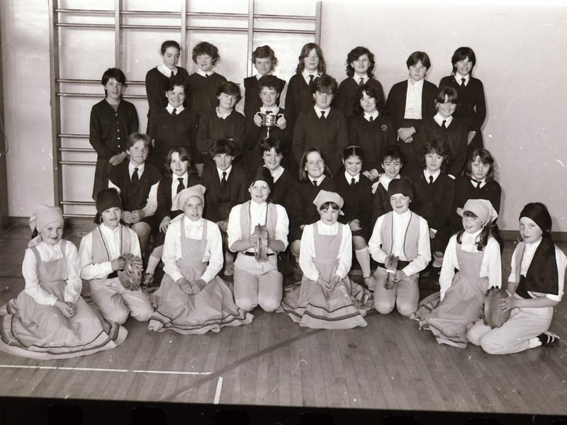Winners and participants at Feis Dhoire Cholmcille back in 1984.
