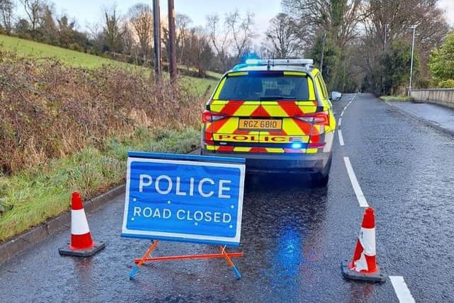 The Ardlough Road remained closed on Monday due to a fallen tree.