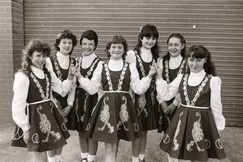 Winners and participants at Feis Dhoire Cholmcille back in 1984.