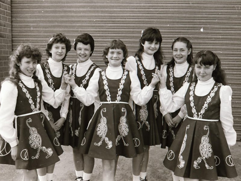 Winners and participants at Feis Dhoire Cholmcille back in 1984.