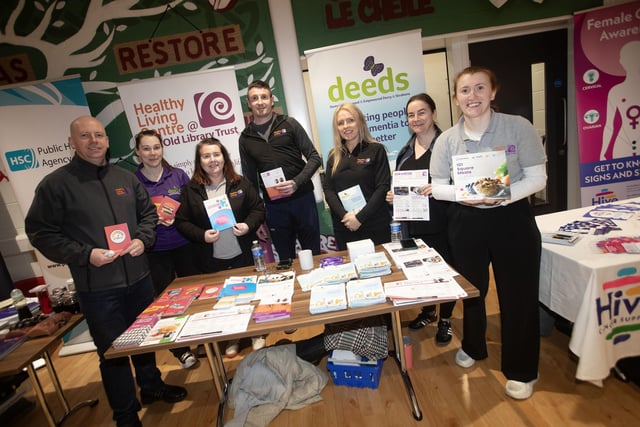 Project Director at the Old Library Trust George McGowan pictured with the Old Library Trust Team on Tuesday night.
