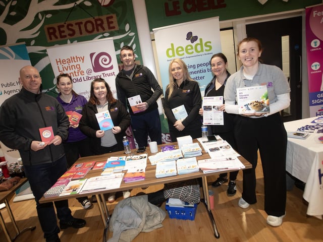 Project Director at the Old Library Trust George McGowan pictured with the Old Library Trust Team on Tuesday night.