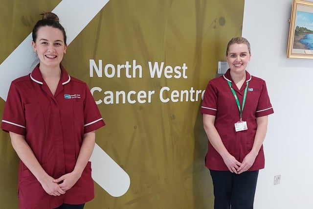 Danielle O’Connor and Gemma Lowry, North West Cancer Centre Practice Educators.