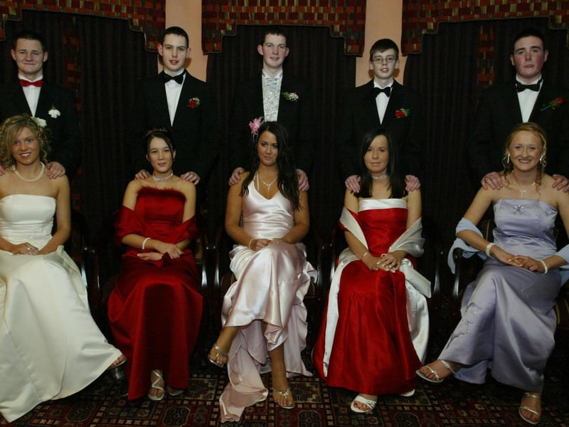 Seated are Amy McCarter, Marie Porter, Charlene Mulhern, Michelle McLaughlin and Kathryn McColgan.  Standing are Michael McLaughlin, Eoghan Gleeson, Henry O'Connor, Ray Tracey and Jonathan McPhiilips.  (1301JB28)