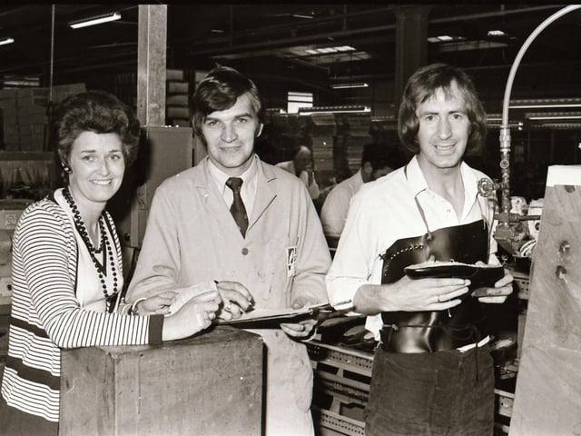 Pictured are staff at the BSC Shoe Factory in Derry back in 1974.