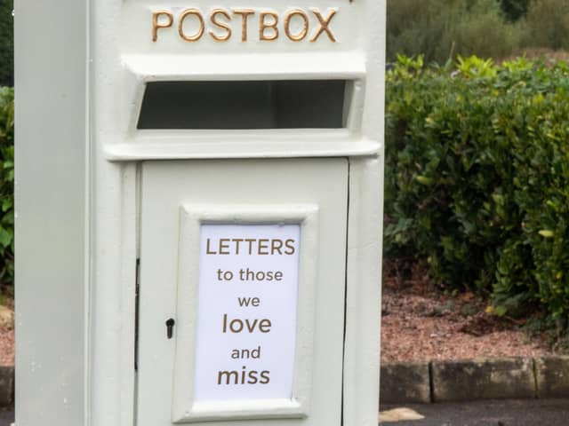 A Letters to Heaven postbox.