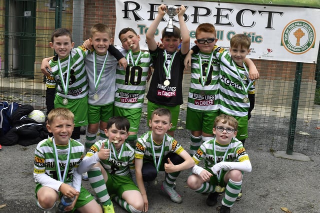 Top of the Hill Celtic were competition winners in the TOTHC hosted soccer tournament played at Lisnagelvin Playing Fields. Photo: George Sweeney