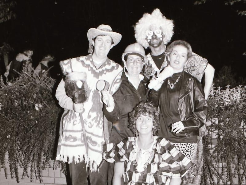 Derry folks dressed up for Halloween night, back in October 1994.
