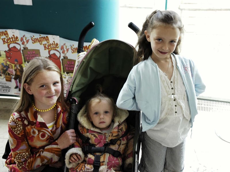 Cori, Ellie and Caitlin pictured getting ready for the Girls Aloud concert. : .
