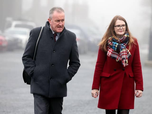 Conor Murphy and Caoimhe Archibald
