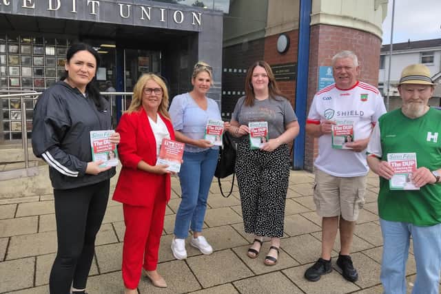 Sinn Féin representatives in Derry highlighting the importance of the legislation.