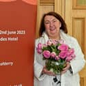 Sandra Biddle, Foyle School of Speech and Drama, recipient of the 2022 Lifetime Achievement Award pictured at the launch of the Best of Derry 2023 Awards in the Guildhall on Wednesday morning.  Photo: George Sweeney. DER2308GS – 91