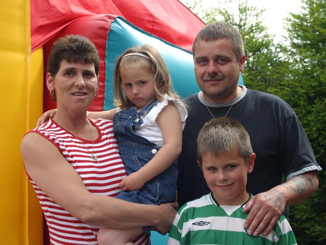 Party celebrations back in June 2004.