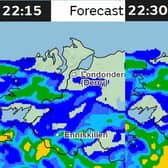 The weather charts are indicating the worst of the rain will arrive after the main Derry festivities.