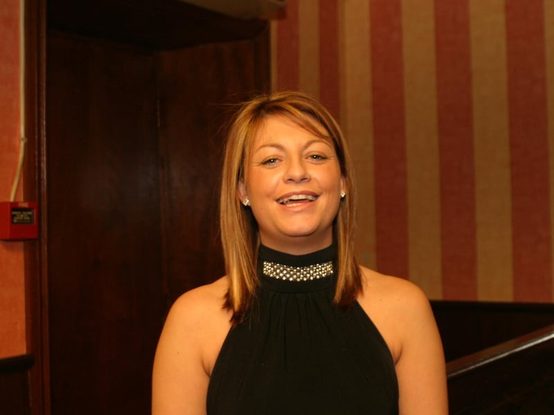 Party time back in 2004: Kylie Johnson.