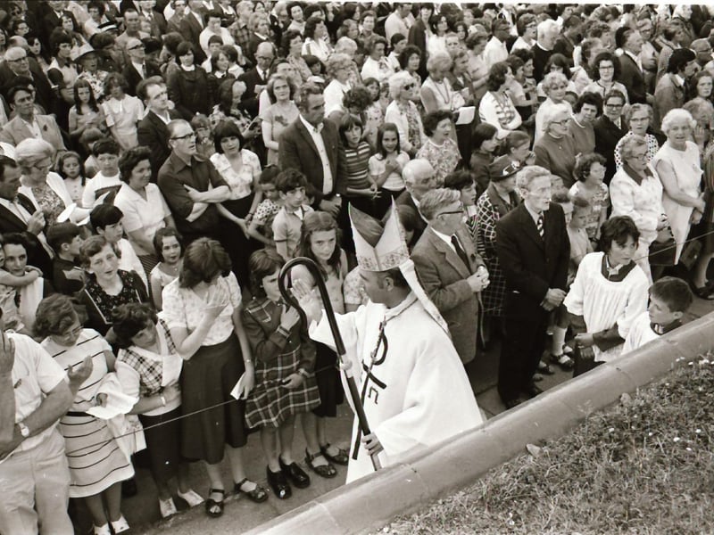 Columban celebrations at Long Tower Parish Grotto in the Brandywell.