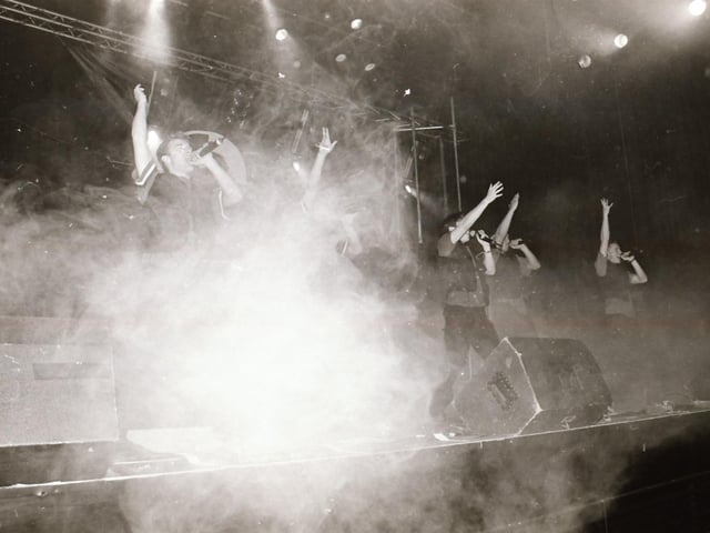 Boyzone performed at the Rialto Derry in July 1995.