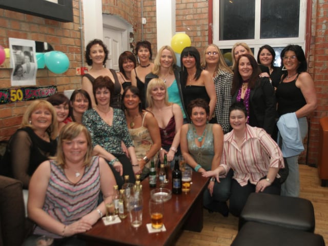 The big 50th birthday party for Rosemarie back in 2005.