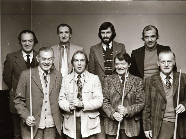 Club snooker league winners.