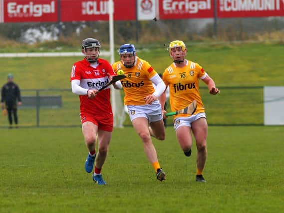 Eamon Cassidy was in superb form as Derry eased past Sligo in the All Ireland 'B' hurling championship. Photo: George Sweeney. DER2310GS – 116