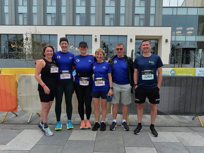 Members of the Foyle Hospice team. Photo: George Sweeney
