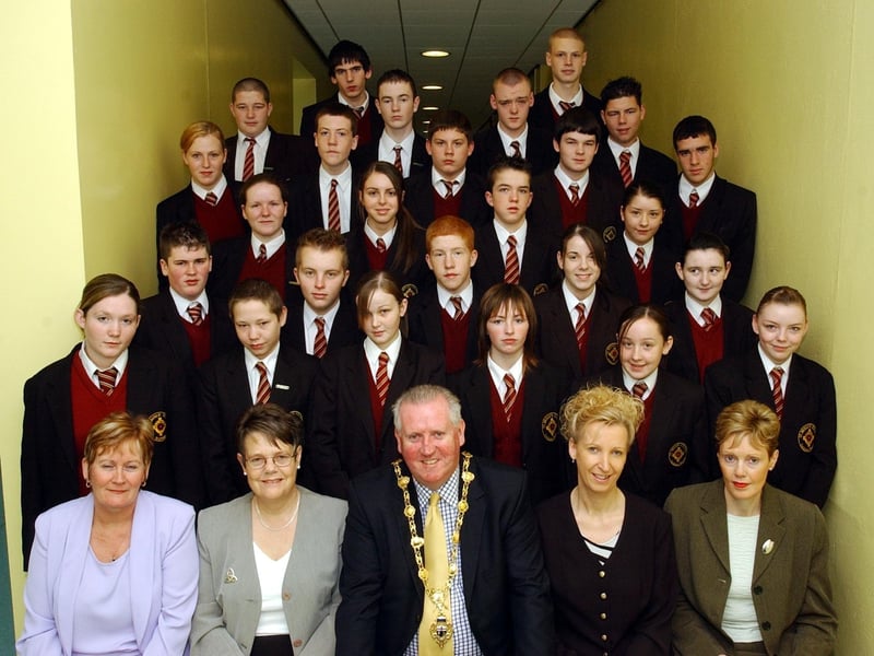 Coláiste Bhríde / St Brigid's College prizegiving in 2003