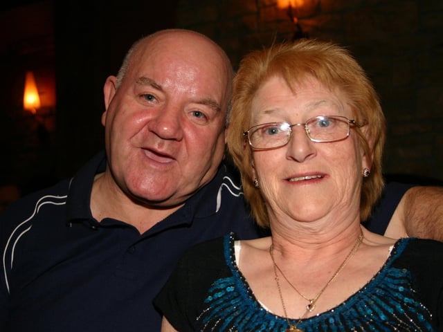 Bridie Coyle out with friends and family.