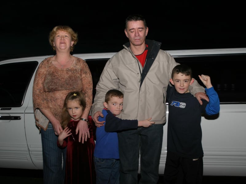 The Traceys Doreen, Spencer, Ashaya, Brendan and Sean :Derry parties from November 2003
