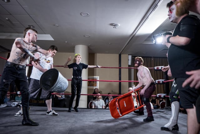 Action from Saturday's Foyle Rumble at the City Hotel. Photographs by Stephen Latimer.