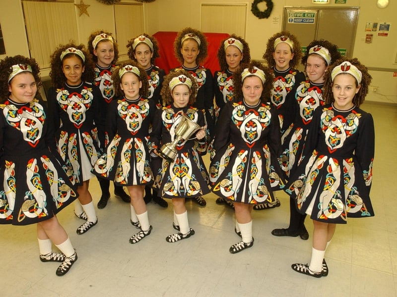 These Irish Dancing champions were featured in the 'Journal' in 2003 marking their achievements.