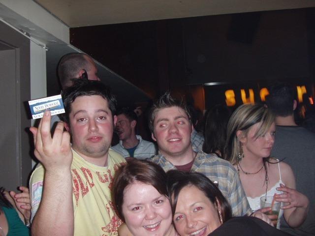 OLYMPUS DIGITAL CAMERA : Derry nightlife at its clubs and bars twenty years ago, in April 2005.