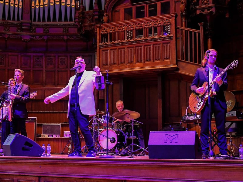Celebrating the Roaring Forties in the Guildhall’s main hall.  Photo: George Sweeney