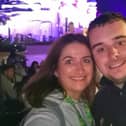 Ros Brennan pictured with her son on a recent trip to Disneyland.