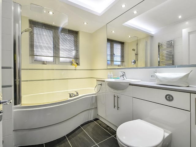 This five bed home in Havant Road, Hayling Island, is on the market for £900,000. It is listed by Fine and Country.